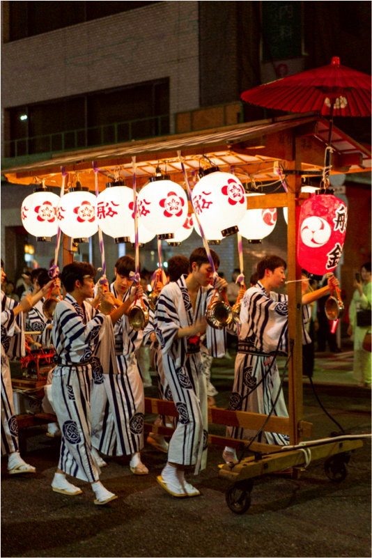 Traditional lantern-lit alleyway in Gion Geisha district Kyoto